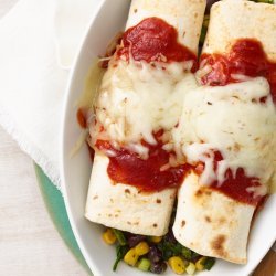 Spinach & Black Bean Enchilada