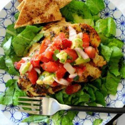 Strawberry Salsa and Cinnamon Chips