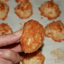 Chocolate-Dipped Coconut Macaroons