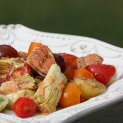 Smoked Salmon and Artichoke Salad