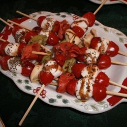 Tortellini Caprese Bites