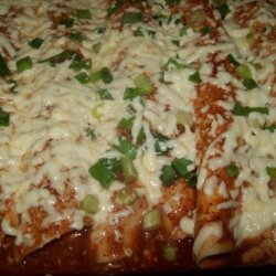 No Tortilla Chicken Enchiladas