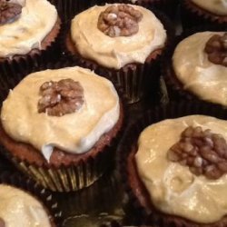 Coffee and Walnut Cupcakes