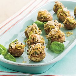 Pecan Stuffed Mushrooms