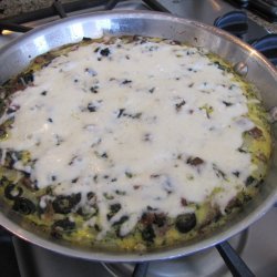 Mushroom and Prosciutto Frittata