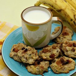 Banana Oatmeal Raisin Cookies