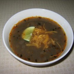 Spicy Chipotle Black Bean Soup