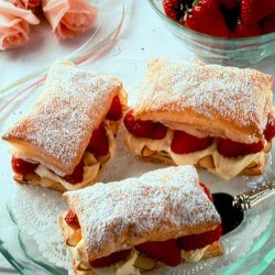 Strawberry Club Sandwiches