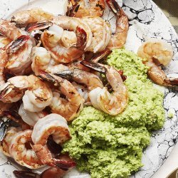 Shrimp With Mint Pesto