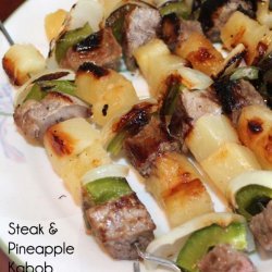 Pineapple Steak Kabobs