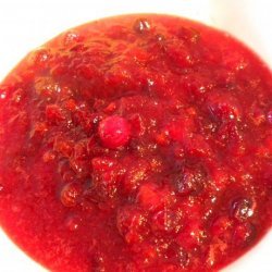 Cranberry Sauce With Orange, Tangerine and Pineapple Juice