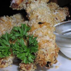 Crispy Baked Panko Sriracha Chicken Strips