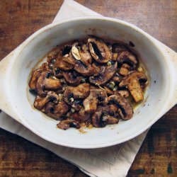 Roasted Garlic Mushroom Pasta