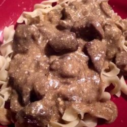 Greeny's Crock Pot Beef Stroganoff