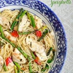 Lemon Chicken With Spaghetti