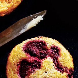 Raspberry Cornmeal Muffins