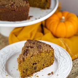 Pumpkin Pecan Coffee Cake