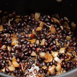 Beer Glazed Black Beans