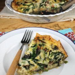 Spinach and Mushroom Quiche