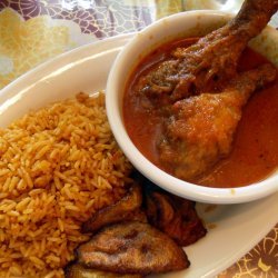 Nigerian Jollof Rice & Chicken