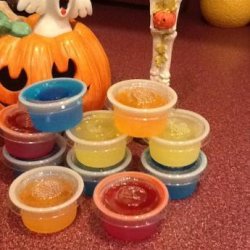 Yummy Fuzzy Navel Jello Shots