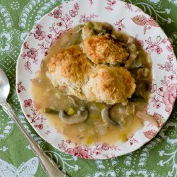 Chicken, Mushroom & Asparagus Pie