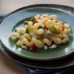 Sun Dried Tomato and Goat Cheese Pasta