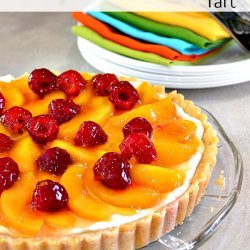 Peaches and Cream Tart