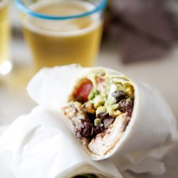 Chicken and Bean Burritos