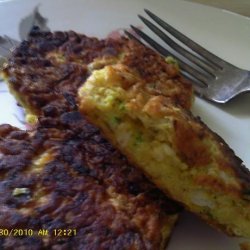 Zucchini Feta Flapjacks