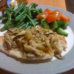 Chicken With Japanese-Style Mushroom Sauce