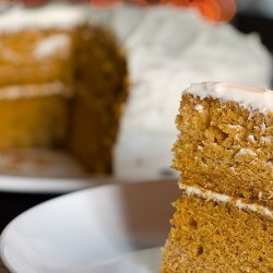 Pumpkin Cake With Cream Cheese Frosting