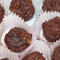 Fudge-Topped Triple Chocolate Brownies