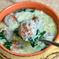 Italian Turkey Meatball Soup