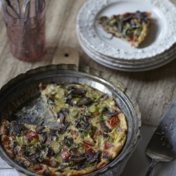 Mushroom Tomato Frittata