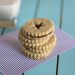 Chocolate Linzer Cookies