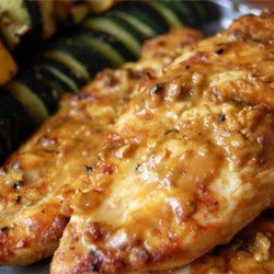 Grilled Peanut Chicken