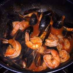 Mussels and Shrimp Marinara