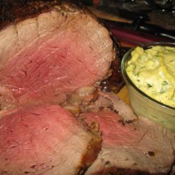 Roasted Beef Tenderloin With Basil-Curry Mayonnaise