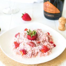 Strawberry Rice Pudding Risotto