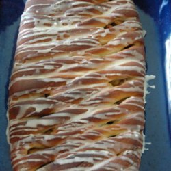 Glazed Apple Lattice Coffee Cake