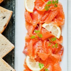 Salmon With Gravlax Sauce