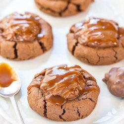 Chocolate Turtle Cookies