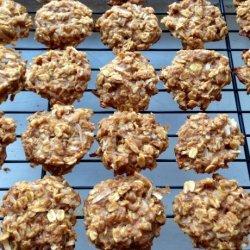 Healthy Peanut Butter Banana Oatmeal Cookies