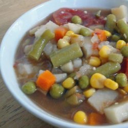 Whatever Floats Your Boat Vegetable Soup -- Leftovers!