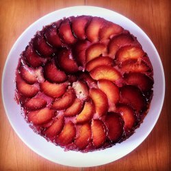 Upside-Down Plum Cake