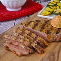 Grilled Steaks With Blue Cheese