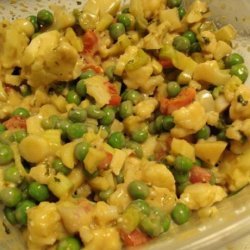 Cauliflower and Baby Pea Salad