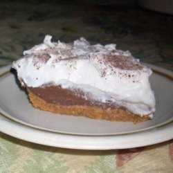 Haupia Chocolate Pie (Lighter Version)