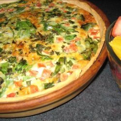 Gruyere Veggie Quiche